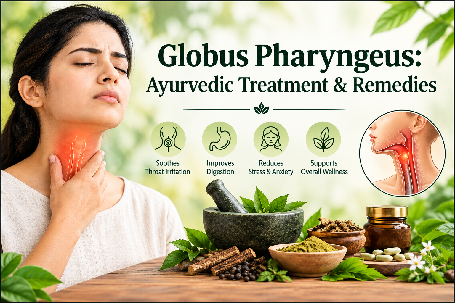 Globus Pharyngeus: Ayurvedic Treatment & Remedies