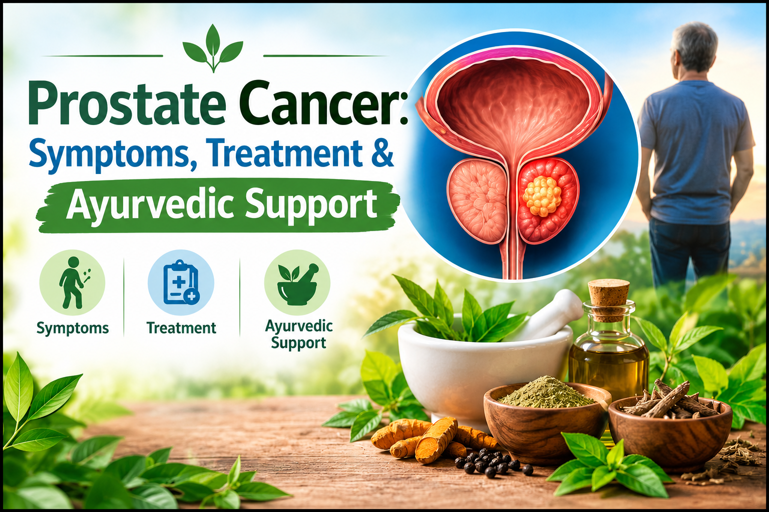 Prostate Cancer: Symptoms, Treatment & Ayurvedic Support
