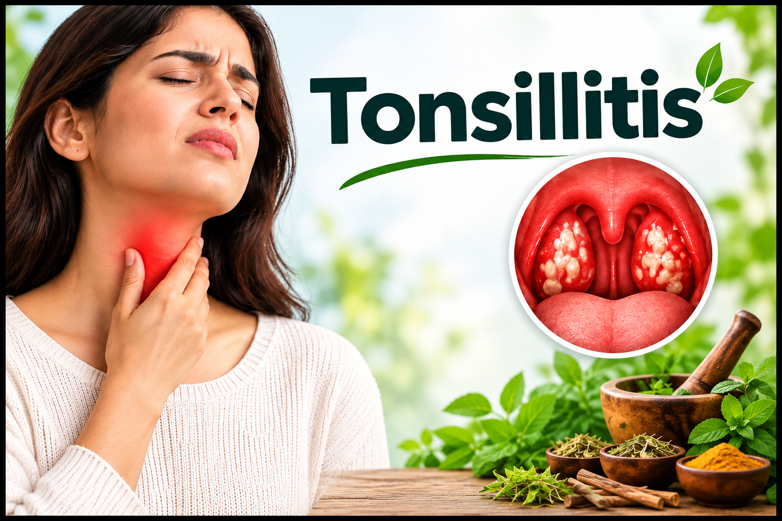 Tonsillitis: Symptoms, Treatment & Ayurvedic Remedies