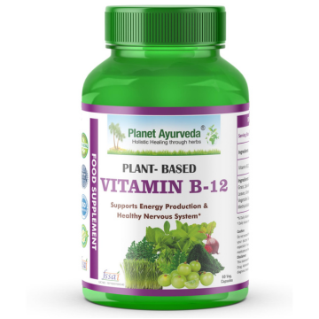 Vitamin B12 Natural Organic Plant Based Supplementation By Planet Ayurveda Vitamin B12 Natural Organic Plant Based Supplementation By Planet Ayurveda